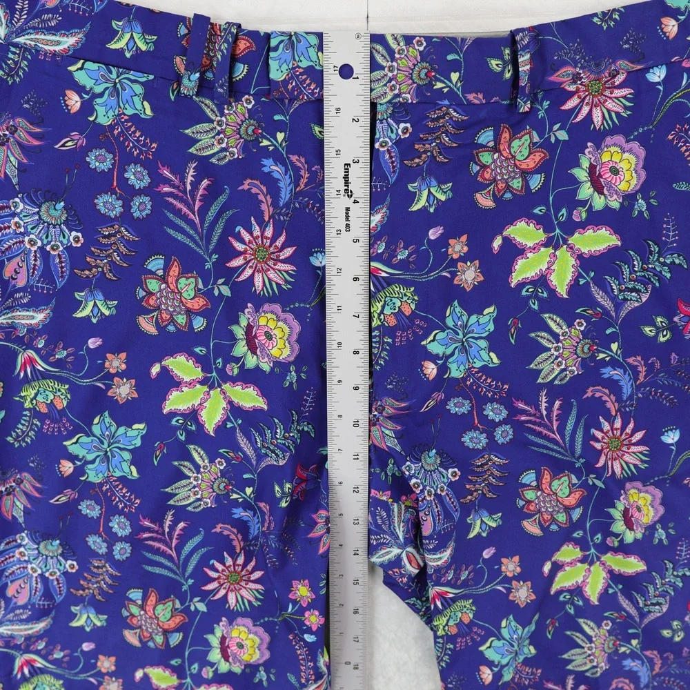 RLX Ralph Lauren Golf Shorts Mens 38 Blue Floral Paisley Performance Stretch
